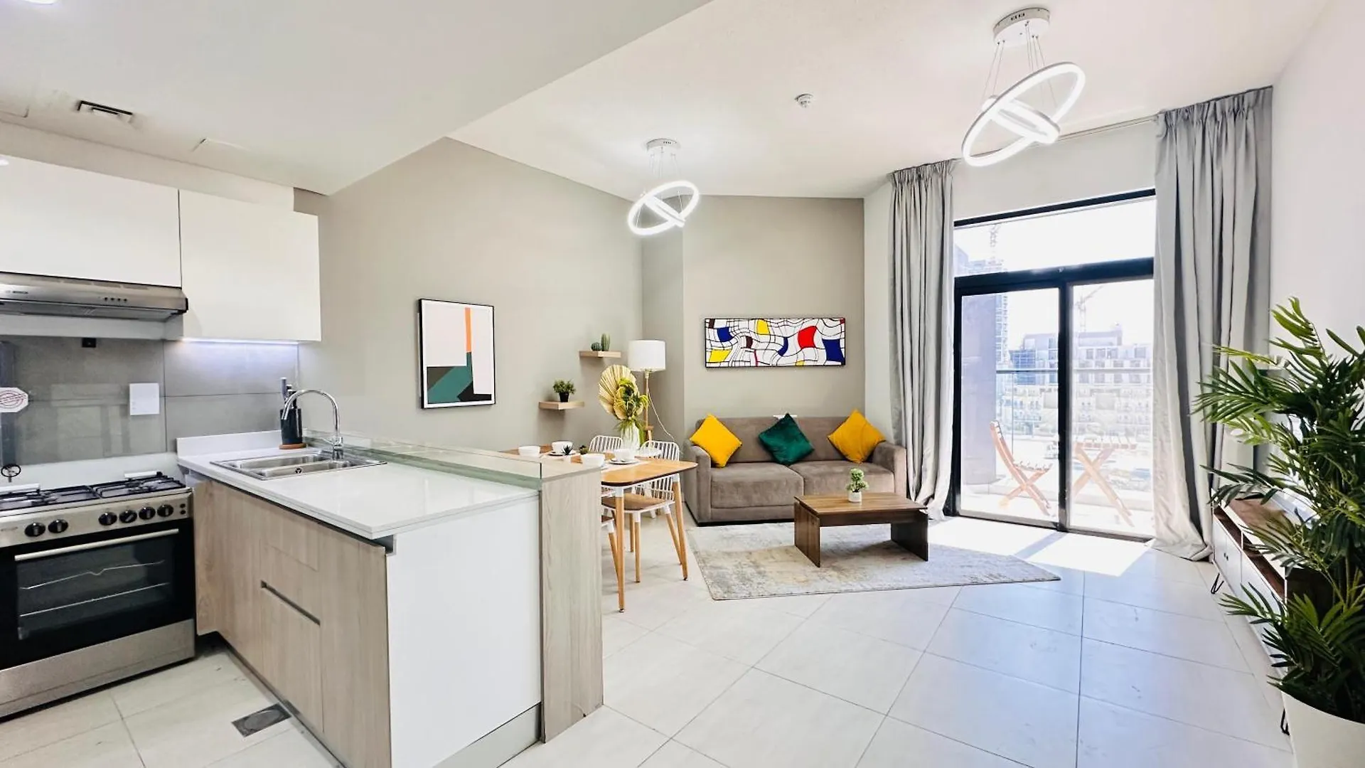 Oyo Home 1366 Standard One Bedroom Jvc Abu Dzabi